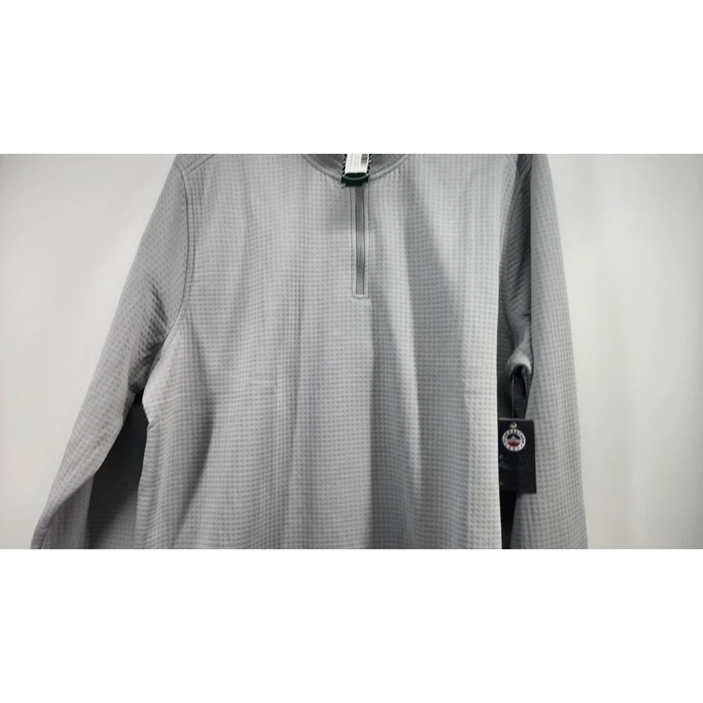 Flag & Anthem Men's Grey XL Claremont Performance Textured 1/4 Zip Jacket‎ NWT